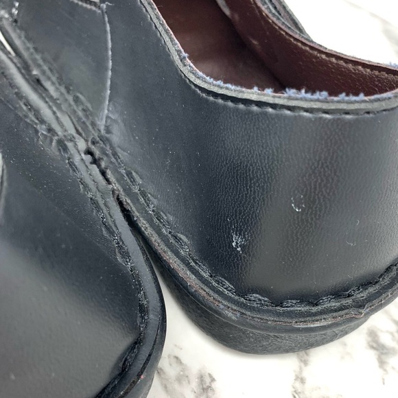 Bonita Flower Embellished Mary Jane Chunky Comfort Platform 7-7.5 Lagenlook - Picture 9 of 14